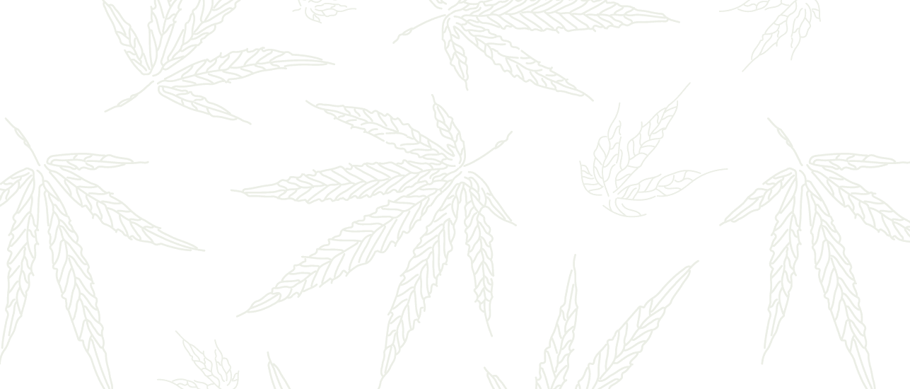 Distribuție CBD Fundal texturat minimalist cu grafică subtilă din frunze de canabis.