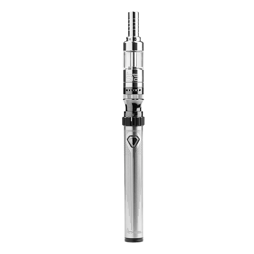 Atomizor Atmos S12 Heavy | Dual Coil, Airflow Reglabil, Filet 510 4 Țigară electronică metalică subțire tip pen pentru vaporizare.