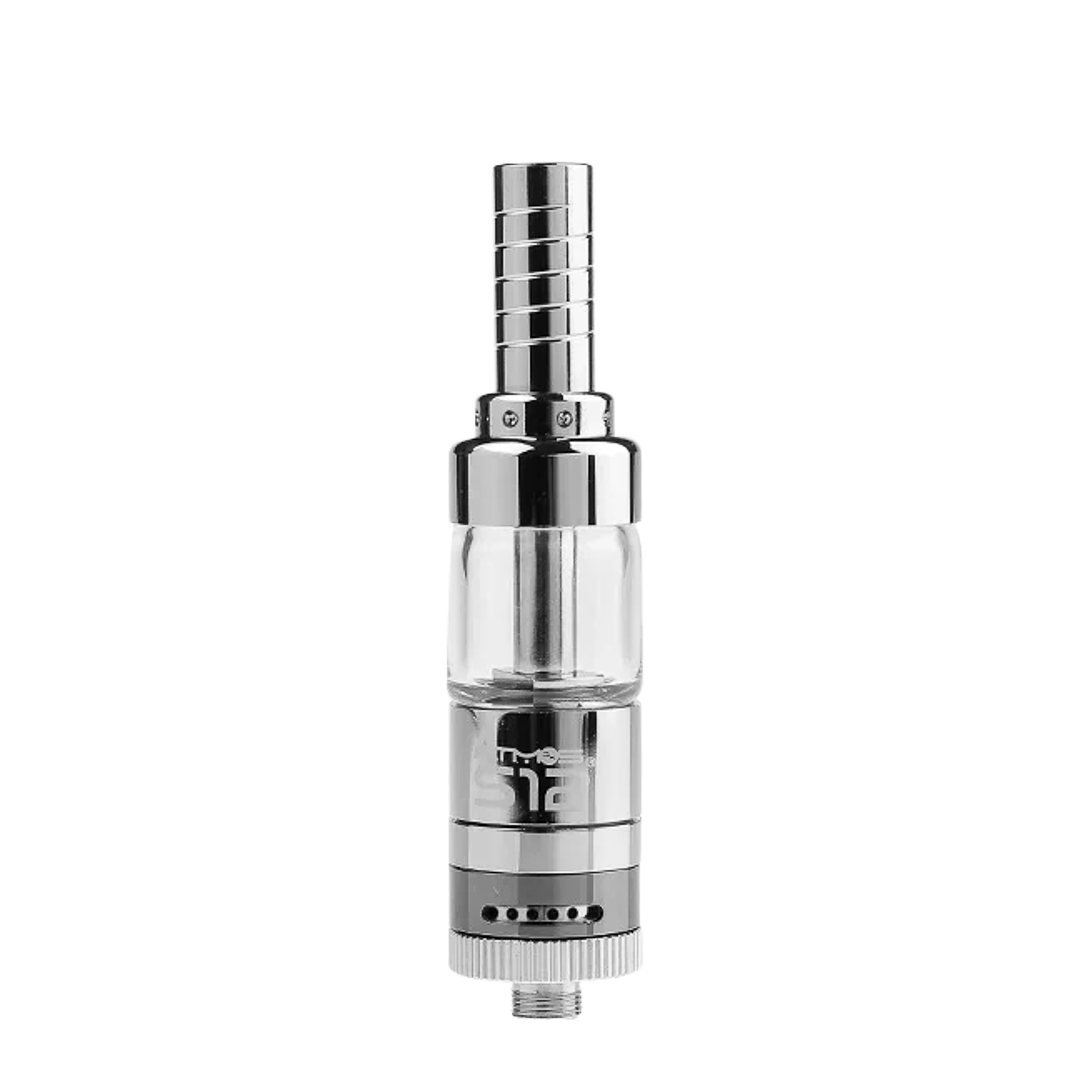 Atomizor Atmos S12 Heavy | Dual Coil, Airflow Reglabil, Filet 510 3 Rezervor atomizor din inox cu design clasic pentru dispozitive vape.