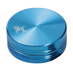 Grinder albastru deschis lucios pentru mărunțire accesorii.