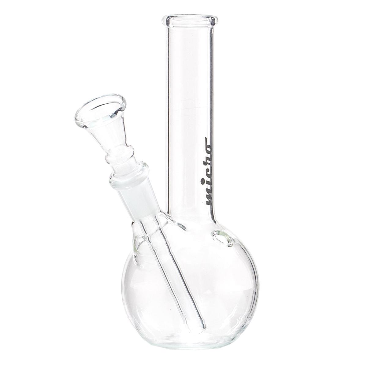 Bong de Sticlă cu logo "Micro" (16 cm) 1 Bong de Sticlă cu logo"Micro"