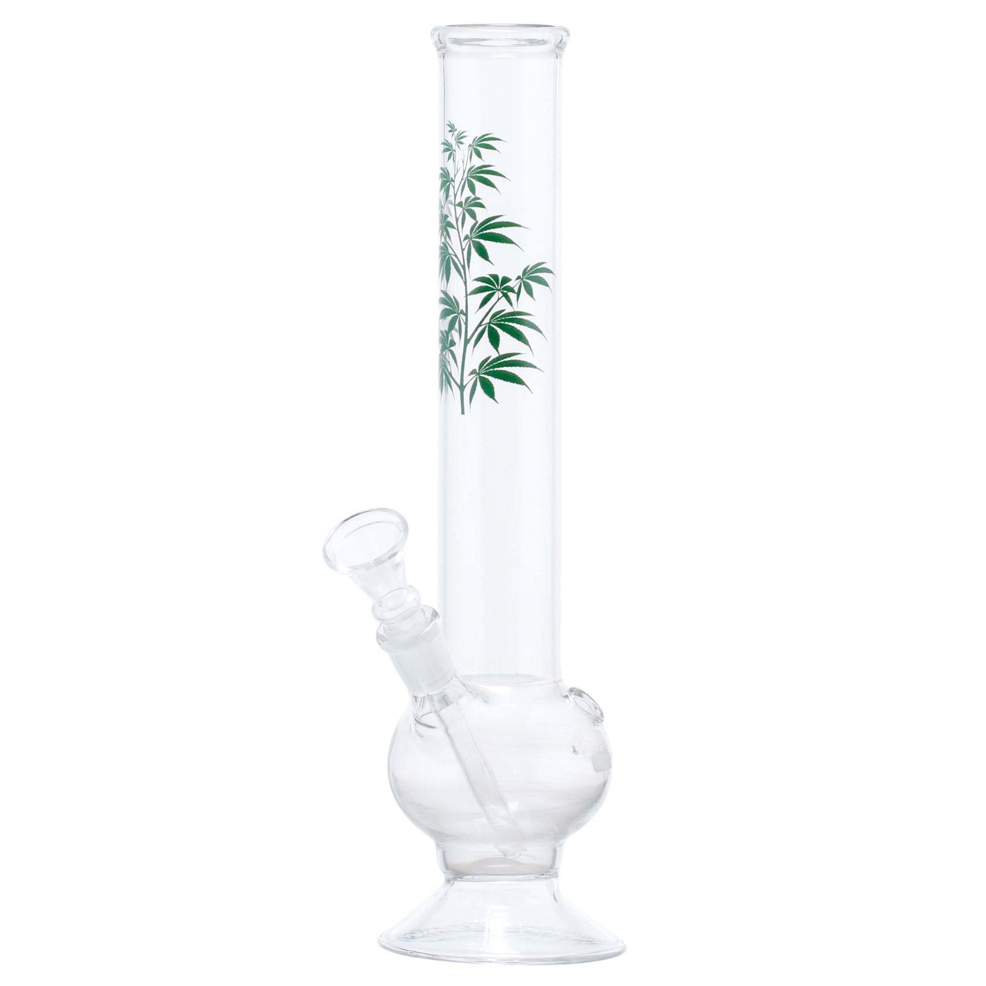 Bong de Sticlă "Multi Leaf"30cm-Ø:40 mm 1 Bong de Sticlă "Multi Leaf" 30cm,